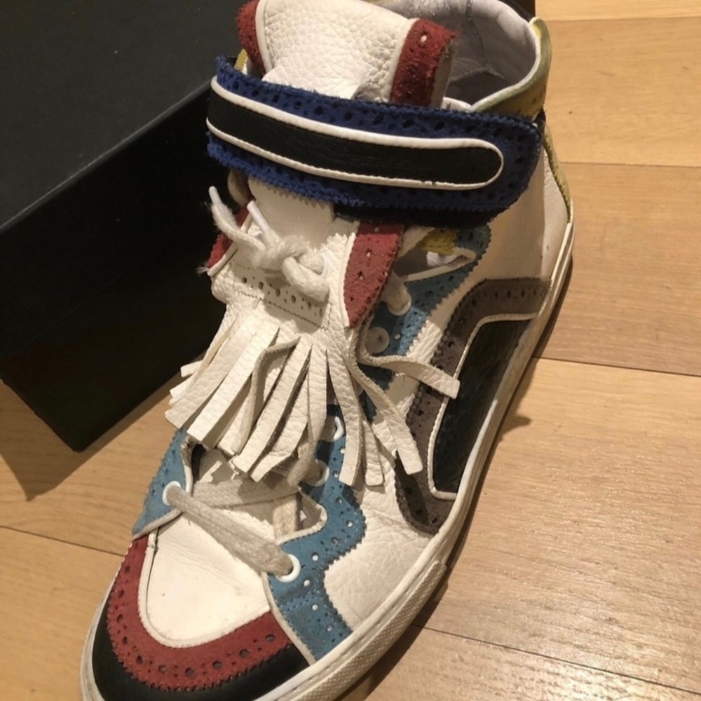 Pierre Hardy designer hightop leather sneakers